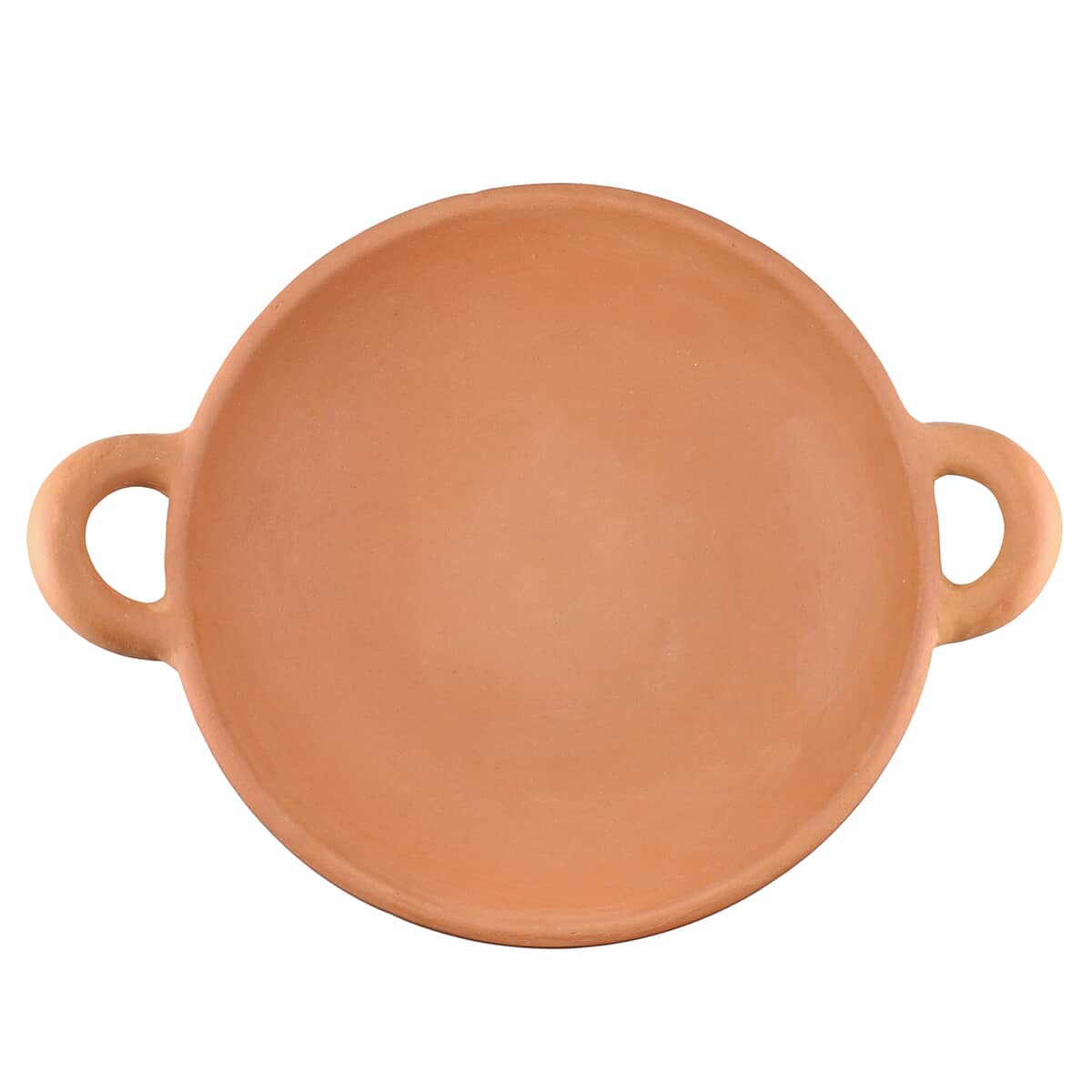 Handcrafted, Eco-friendly, Reusable, Made in India, Terracota Earthern Clay Shallow Pan For Cooking And Serving image number 5