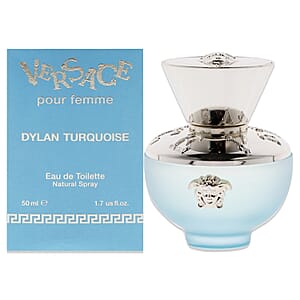 Versace Dylan Turquoise Pour Femme Eau De Toilette Spray 1.7 Oz
