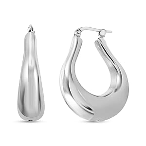 Italian Sterling Silver Statement Earrings (9.20 g)