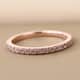 Natural Pink Diamond 12-I3 Ring in Vermeil Rose Gold Over Sterling Silver (Size 9.0) 0.25 ctw image number 1