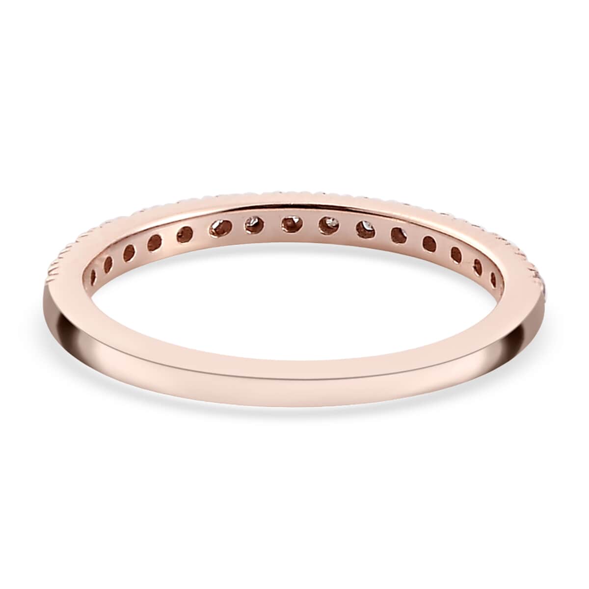 Natural Pink Diamond 12-I3 Ring in Vermeil Rose Gold Over Sterling Silver (Size 9.0) 0.25 ctw image number 4