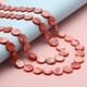 Red Shell Pearl 14-16mm Beaded Endless Necklace 46 Inches image number 1