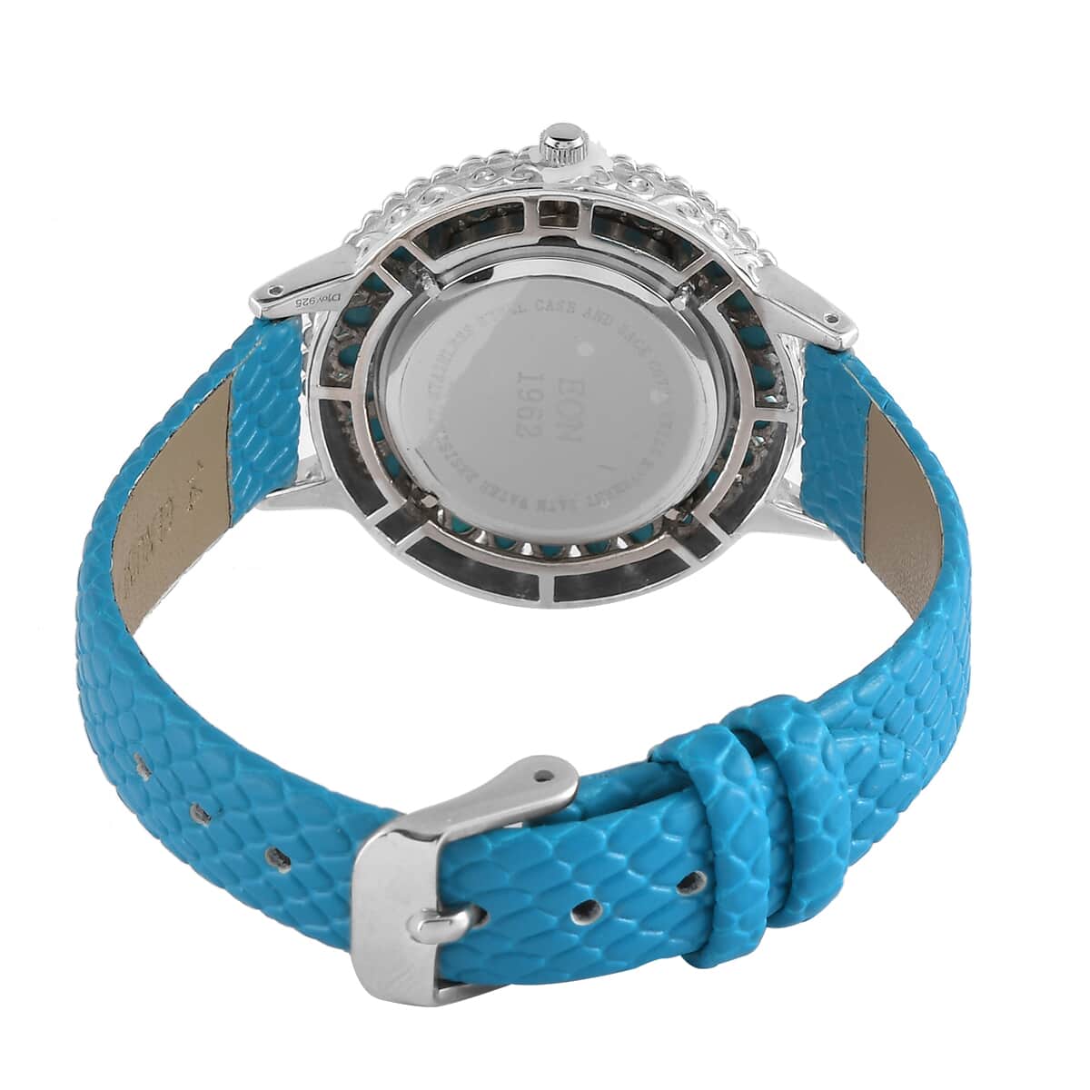 Swiss Watch With Baby Blue Strap