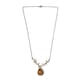KARIS South African Tiger's Eye Necklace 18 Inches in 18K YG Plated and Platinum Bond 14.65 ctw image number 3