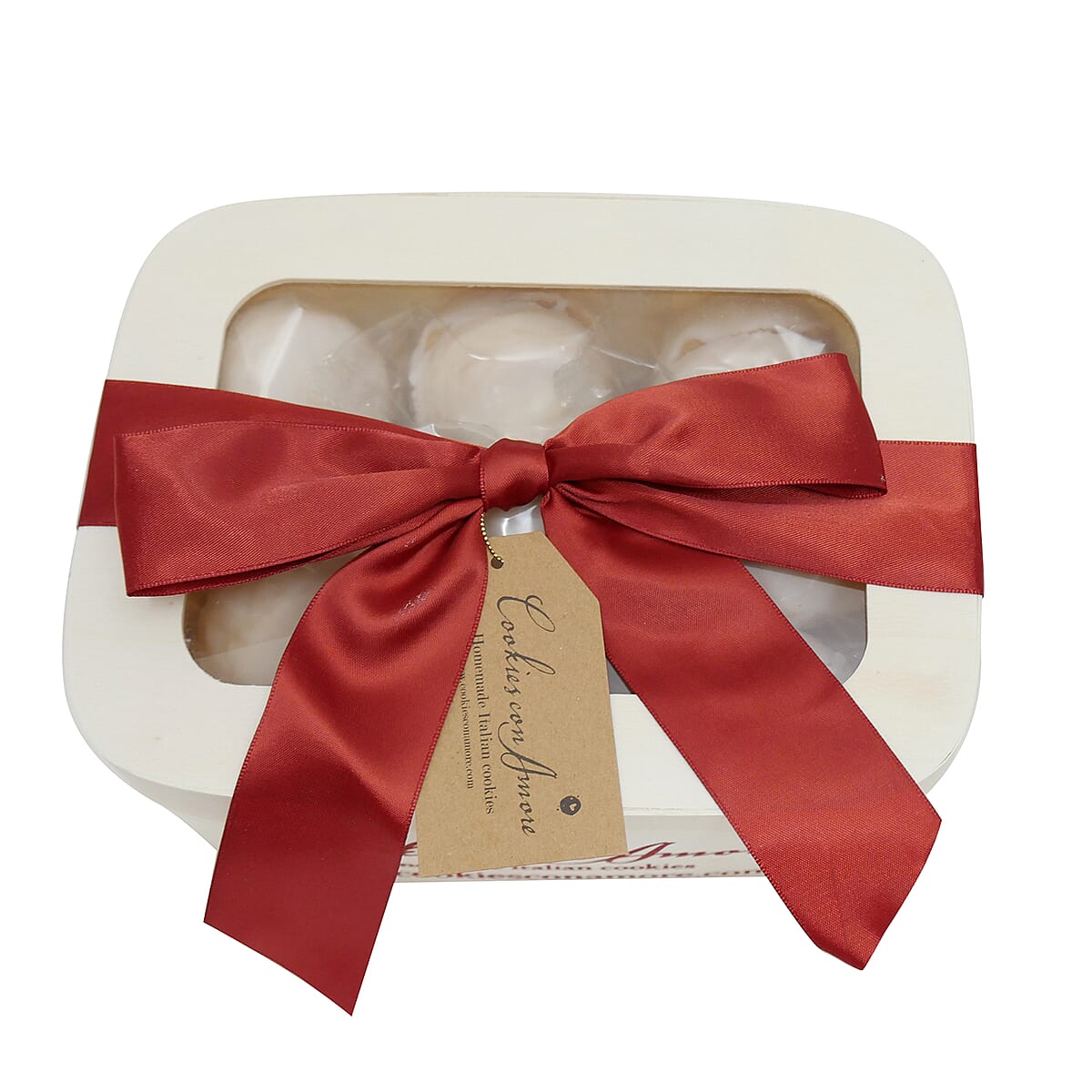 Buy Red Ribbon Gift Box Cookies Con Amore1lb. Nonna Lemon Cookie