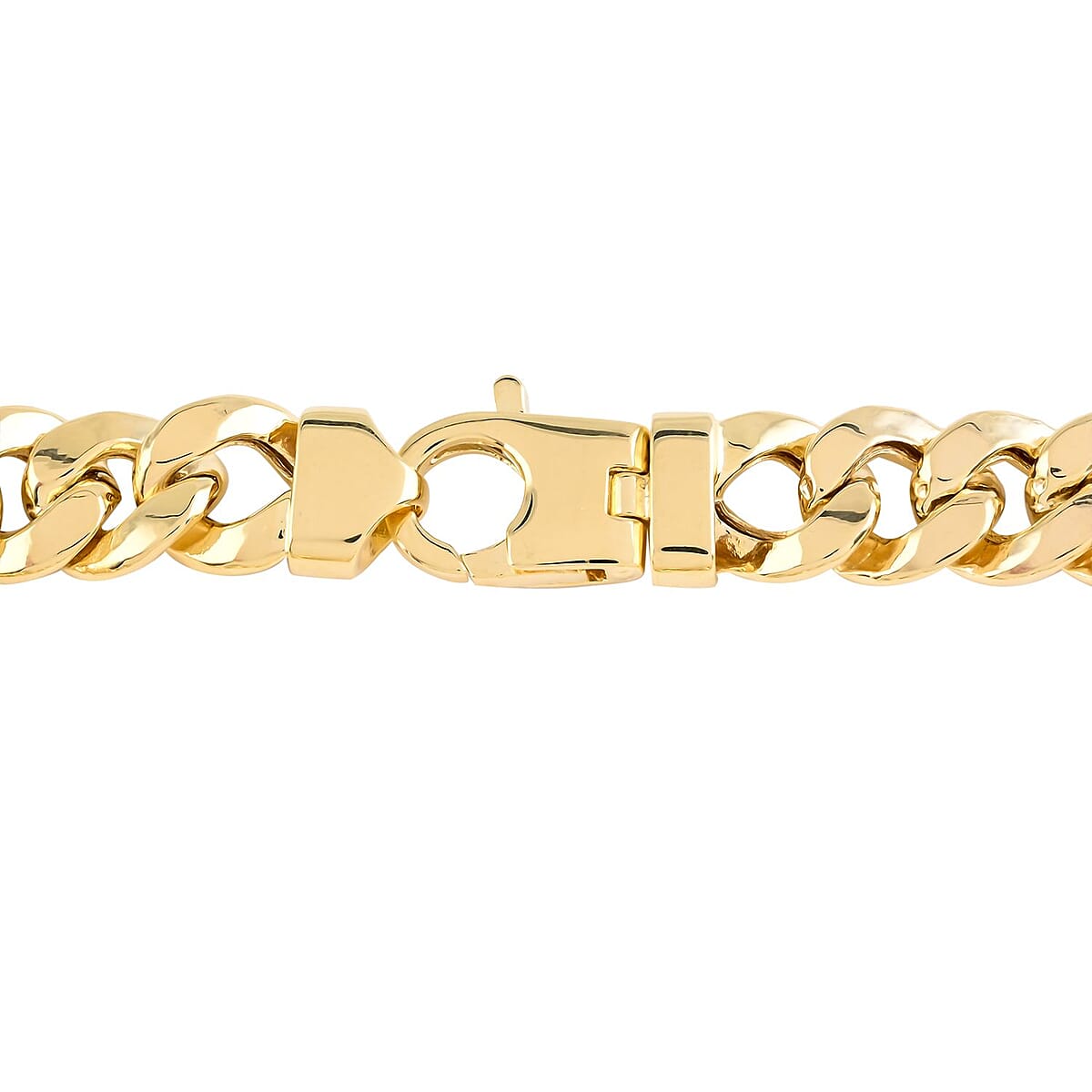 Buy Ottoman Treasure 10K Yellow Gold 9.3mm Jumbo Curb Bracelet (7.50 In