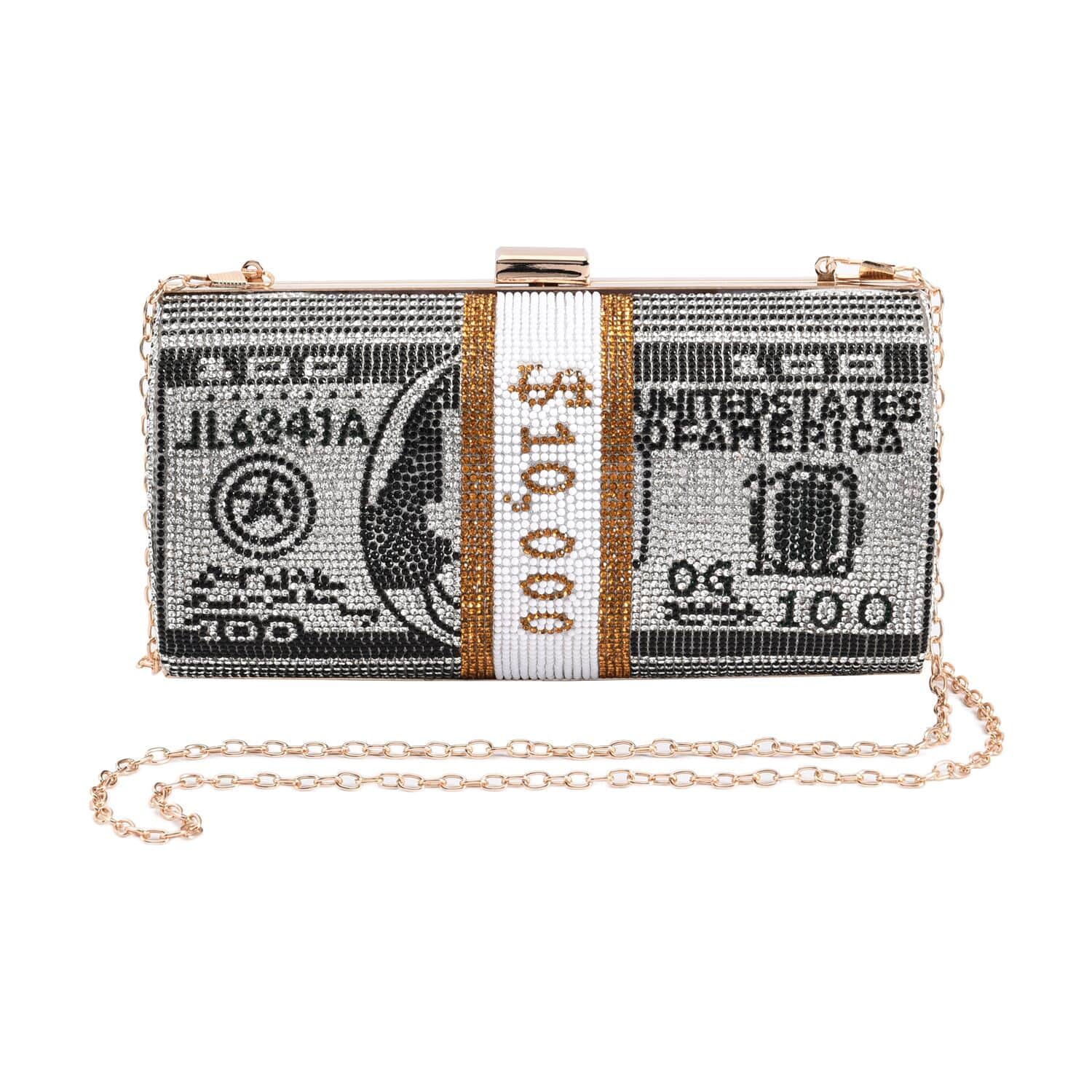 Dollar Money Clutch Purse For Women Transparent Acrylic Evening Bag Trendy  Chain Shoulder Bag Clutch Bag | Free Shipping For New Users | Temu