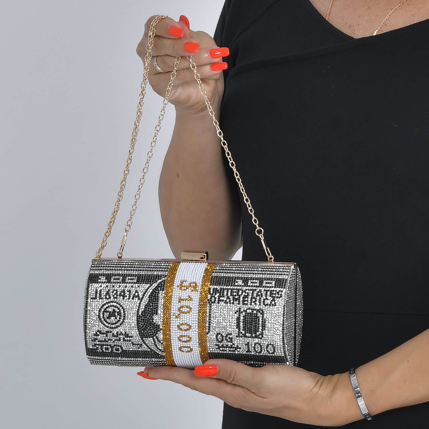 Mua Classic Dollar Style Evening Bags With Diamond Shoulder Bag Wallet  Clutch trên Amazon Mỹ chính hãng 2023 | Giaonhan247