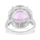 Certified & Appraised RHAPSODY 950 Platinum AAAA Patroke Kunzite and E-F VS Diamond Ring (Size 7.0) 9.20 Grams 13.60 ctw image number 4