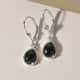 Matrix Silver Shungite Earrings in Sterling Silver 1.75 ctw image number 1
