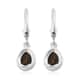 Matrix Silver Shungite Earrings in Sterling Silver 1.75 ctw image number 3