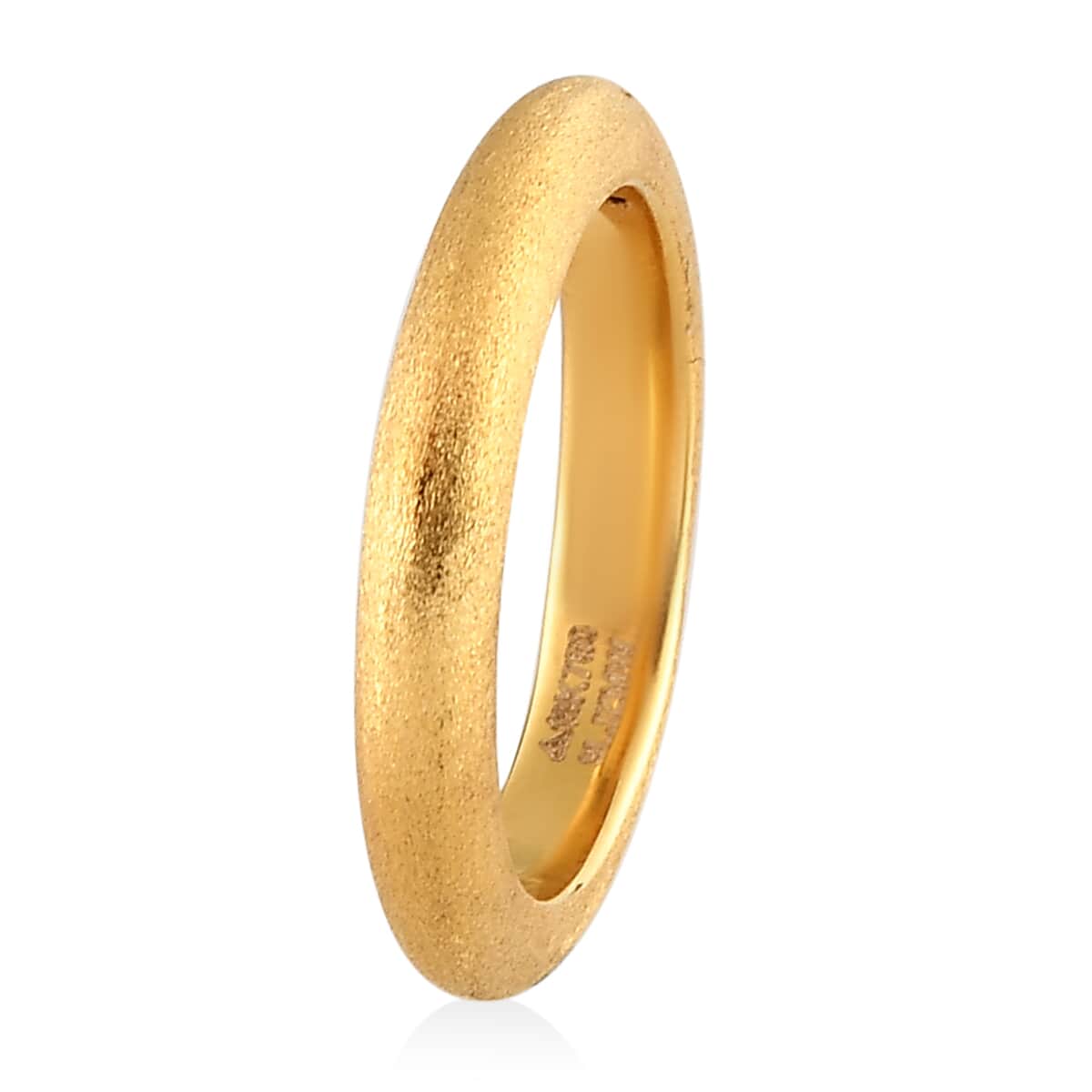 Super Find Electroforming Gold Collection 18K Yellow Gold Band Ring (Size 9.0) 1.50 Grams image number 3