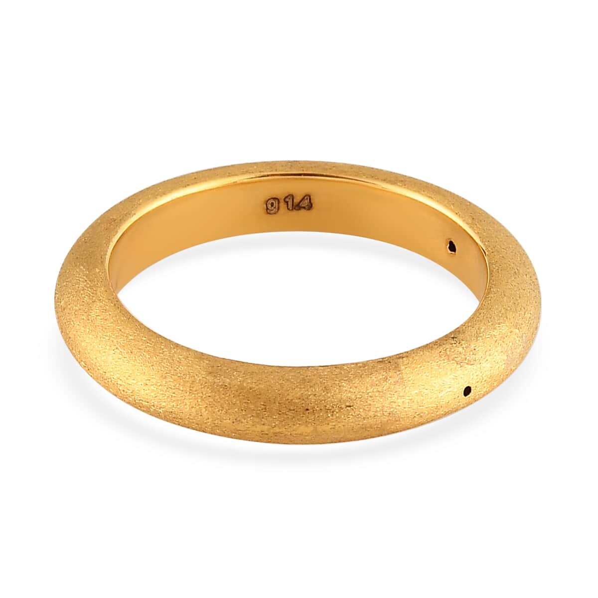 Super Find Electroforming Gold Collection 18K Yellow Gold Band Ring (Size 9.0) 1.50 Grams image number 4