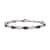 Mozambique Garnet Line Bracelet in Stainless Steel (7.25 In) 4.10 ctw