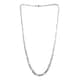 7.6mm Franco Necklace 24 Inches in Stainless Steel 27 Grams image number 3