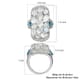 Kuisa Rainbow Moonstone and Multi Gemstone Cluster Ring in Platinum Over Sterling Silver (Size 8.0) 6.85 ctw image number 5