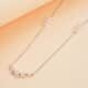 Moissanite Beaded Necklace 20-22 Inches in Rhodium Over Sterling Silver 9.35 ctw image number 1